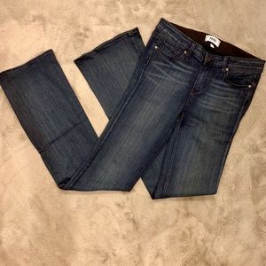 MUST GO! Paige Long Skinny+Flare Jeans
